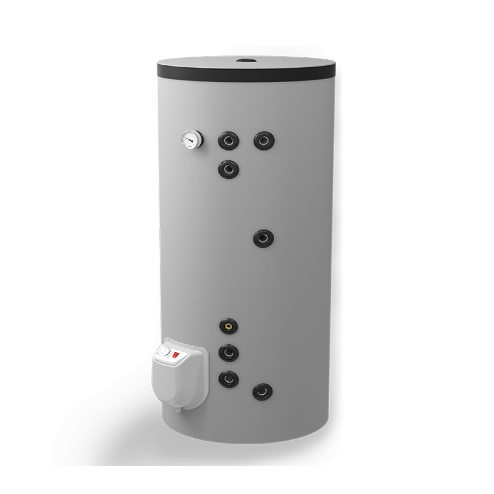 Hot Water Cylinder Eldom Free standing 200L, Two parralel heat exchangers, Enameled