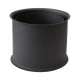 Flue pipe rosette PARKANEX , Black, 115mm, Ø150, Thickness 2 mm | Stove pipes | Chimney |
