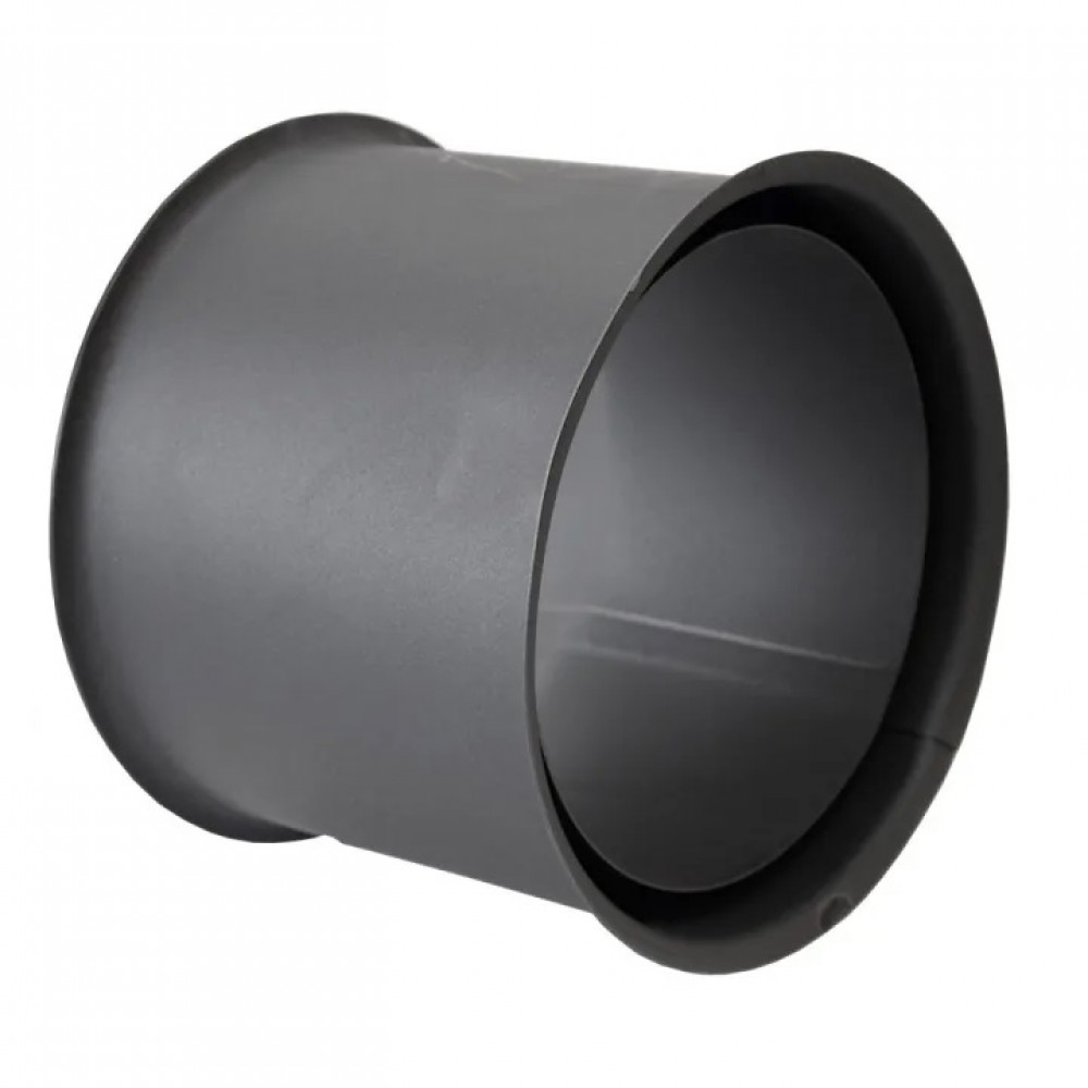 Flue pipe rosette PARKANEX , Black, 115mm, Ø150, Thickness 2 mm | Stove pipes | Chimney |
