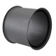 Flue pipe rosette PARKANEX , Black, 115mm, Ø150, Thickness 2 mm | Stove pipes | Chimney |