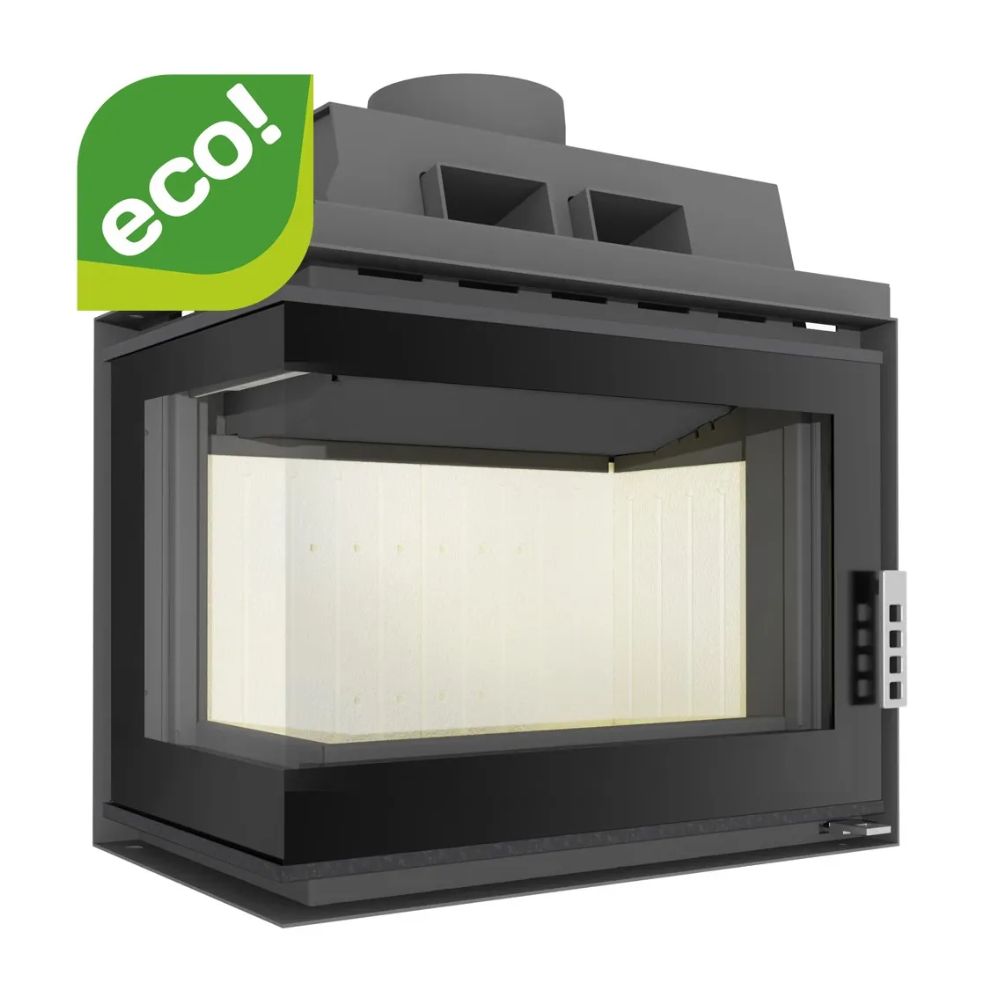 Wood Burning Fireplace  UNIFLAM 600 DURO S with air supply, left side, 11kW |  |  |