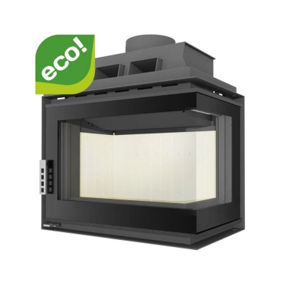 Wood Burning Fireplace UNIFLAM 600 DURO S with air supply, right side, 11kW - Product Comparison