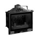 Wood Burning Fireplace UNIFLAM 600 PLUS ECO with damper, 8kW |  |  |