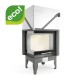 Wood Burning Fireplace UNIFLAM 660 DURO with air ducts and air supply, left side, 10.25kW |  |  |