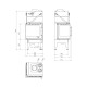 Wood Burning Fireplace UNIFLAM 660 DURO with air ducts and air supply, left side, 10kW |  |  |