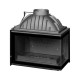Wood Burning Fireplace UNIFLAM 700 PLUS ECO with damper and air supply, right side, 9kW |  |  |