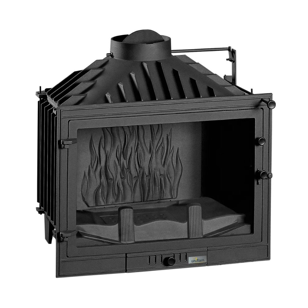Wood Burning Fireplace UNIFLAM 700 STANDARD ECO with damper, 10kW |  |  |