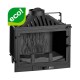 Wood Burning Fireplace UNIFLAM 700 STANDARD ECO with damper and air supply, 10kW |  |  |