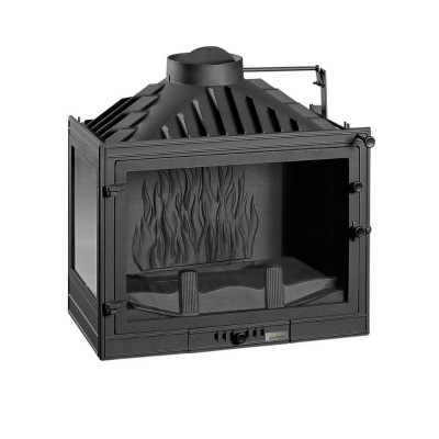 Wood Burning Fireplace UNIFLAM 700 STANDARD with damper, left side, 14kW - Product Comparison