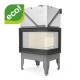 Wood Burning Fireplace UNIFLAM 760 DURO with air ducts and air supply, right side, 10.8kW |  |  |
