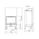 Wood Burning Fireplace UNIFLAM 760 EVO with lifting door and air supply, 11kW |  |  |