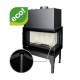 Wood Burning Fireplace UNIFLAM 860 EVO PBS with air ducts and air supply, right side, 15kW |  |  |