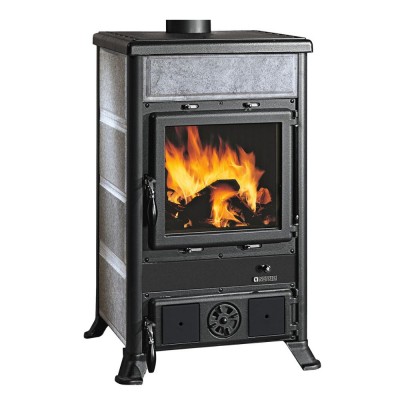 Italian wood burning stove La Nordica Rossella R1 natural stone, 8.8kW - La Nordica