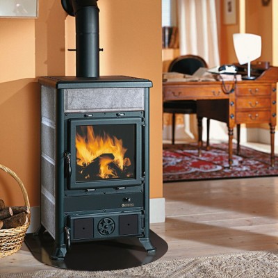 Italian wood burning stove La Nordica Rossella R1 natural stone, 8.8kW - Product Comparison