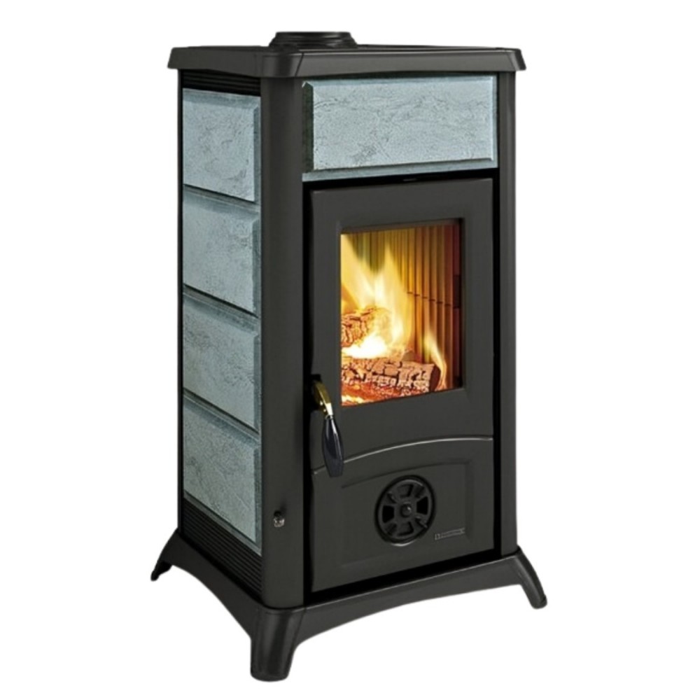 Italian wood burning stove La Nordica Gemma Stone, 6kW |  |  |