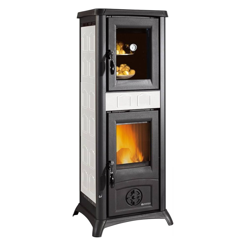 Italian wood burning stove La Nordica Gemma Forno white, 7.2kW | Italian wood burning stoves and fireplaces |  |