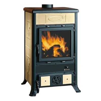 Italian wood burning stove La Nordica Rossella R1 beige, 8.8kW - La Nordica