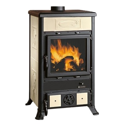 Italian wood burning stove La Nordica Rossella R1 ecru, 8.8kW - La Nordica