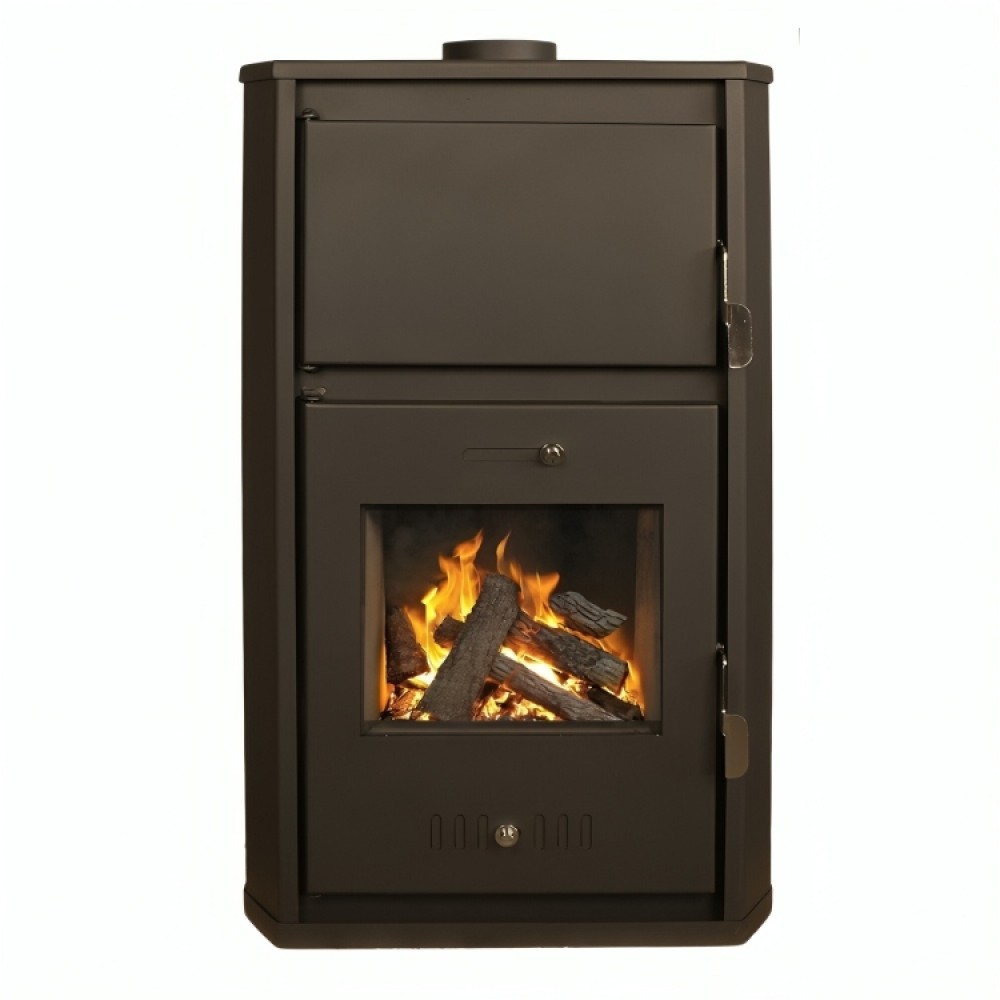 Wood burning stove with back boiler Balkan Energy Viviana, 22.43 - 26.23kW |  |  |