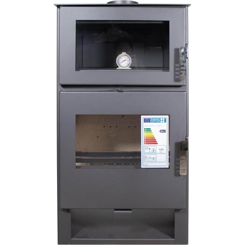 Wood burning stove with oven Verso F, 9 kW | Wood Burning Stoves |  |