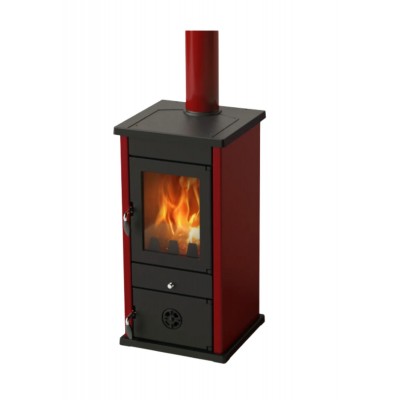 Wood Burning Stove With Back Boiler MBS Thermo Vesta Red, 11.2kW - Product Comparison