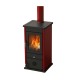 Wood Burning Stove With Back Boiler MBS Thermo Vesta Red, 11.2kW | Multi Fuel Stoves With Back Boiler | Stoves |