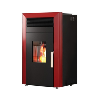 Pellet boiler stove Alfa Plam Commo 12 Red, 12kW - Alfa-Plam