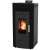 Pellet stove with back boiler Alfa Plam Commo Black, 22.5kW