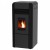 Pellet stove with back boiler Alfa Plam Dino 27 Black, 27kW