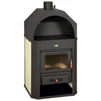 Wood Burning Stove With Back Boiler Prity W17, 23.1kW - Stoves