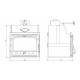 Wood Burning Fireplace Prity C, 15.8kW | Wood Burning Fireplaces | Fireplaces |