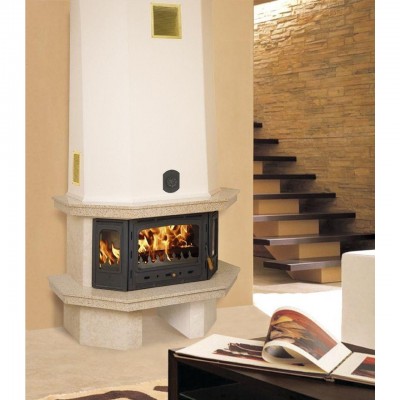 Wood Burning Fireplace with Back Boiler Prity TC W35, 35kW - Product Comparison
