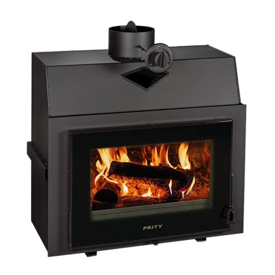 Wood Burning Fireplace Prity P TV, 13.1kW - Fireplaces