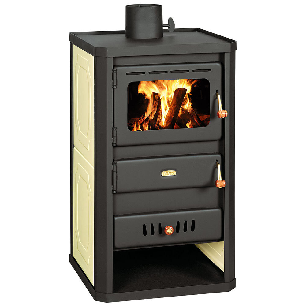 Wood Burning Stove With Back Boiler Prity S2 W10, 7.1kW | Wood Stoves With Back Boiler | Wood Burning Stoves |