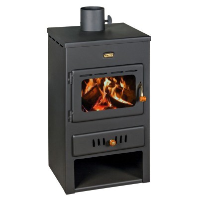 Multi Fuel Stove With Back Boiler Prity K1 W8, 13.1kW - Stoves