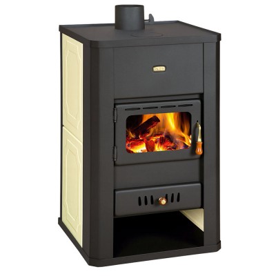Multi Fuel Stove With Back Boiler Prity S3 W17, 17.8kW - Stoves