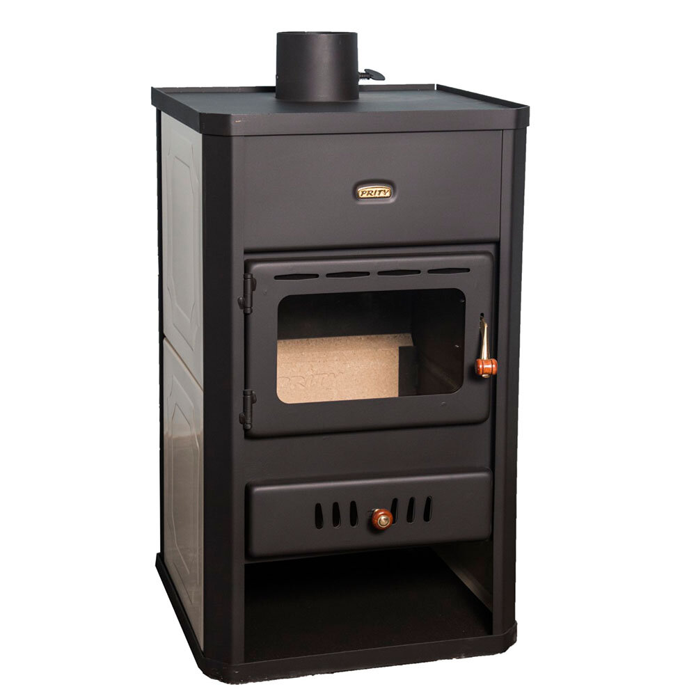 Wood Burning Stove With Back Boiler Prity S3 W17, 13.1kW | Wood Stoves With Back Boiler | Wood Burning Stoves |