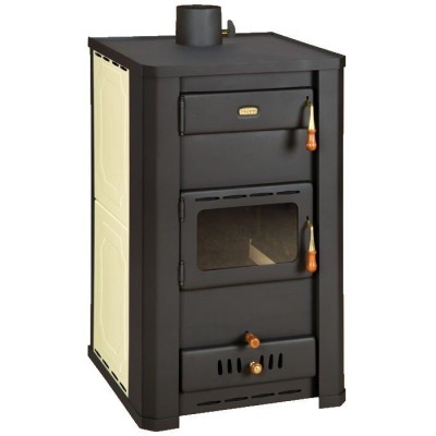 Wood Burning Stove With Back Boiler Prity S3 W21, 21.2kW - Prity