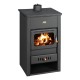 Wood burning stove with back boiler Prity K2 CP W10, 7.1kW | Wood Stoves With Back Boiler | Wood Burning Stoves |
