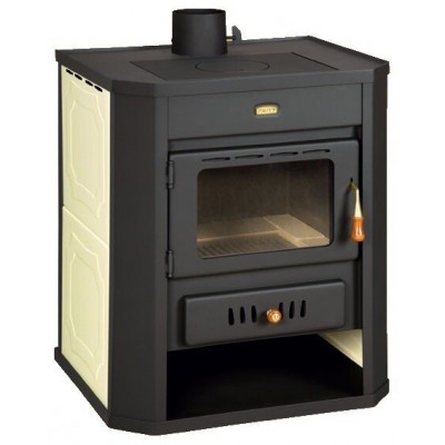Multi Fuel Stove With Back Boiler Prity WD W15, 19kW - Stoves