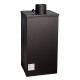 Wood burning stove Prity K1 Optima 9.5kW, Log | Wood Burning Stoves | Stoves |