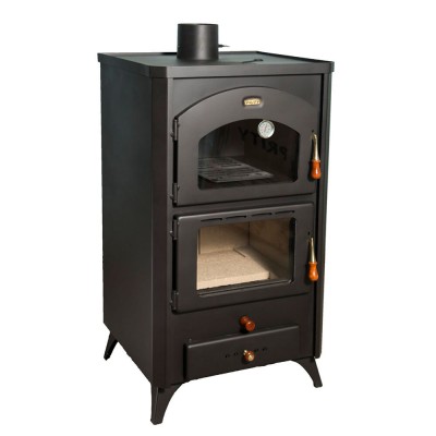 Wood burning stove with oven Prity FG R 14.2kW, Log - Stoves