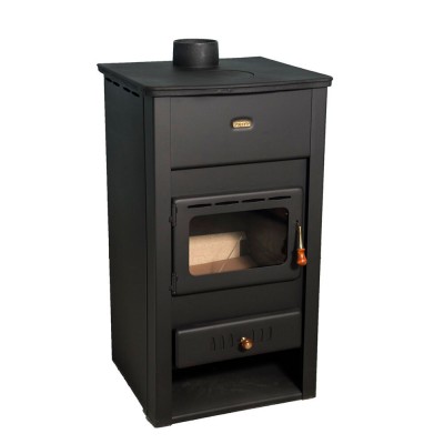 Wood burning stove Prity K2 CP with cast iron top, 10.4kW, Log - Stoves