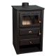 Wood burning stove Prity K22 CP with cast iron top, 10.4kW, Log | Wood Burning Stoves | Stoves |