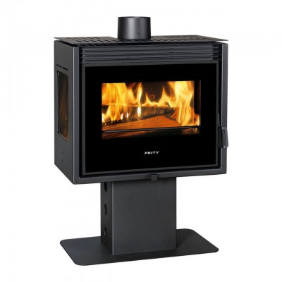 Wood burning stove Prity PM3L TV 13kW, Log - Stoves