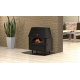Wood burning stove Alfa Plam Rustikal with cast iron door, 11kW, Log | Cast Iron Wood Burning Stoves | Wood Burning Stoves |