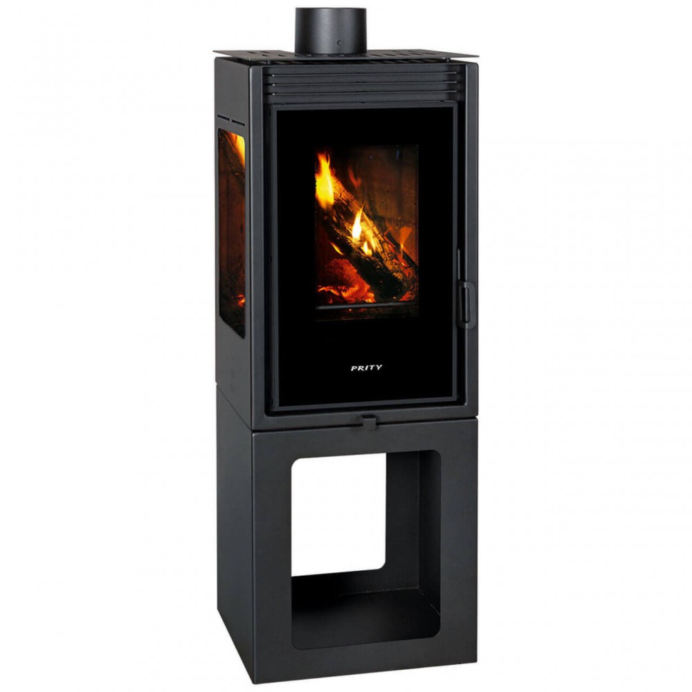 Wood burning stove Prity PMV3 TV 11kW, Log | Wood Burning Stoves | Stoves |