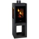 Wood burning stove Prity PMV3 TV 11kW, Log | Wood Burning Stoves | Stoves |