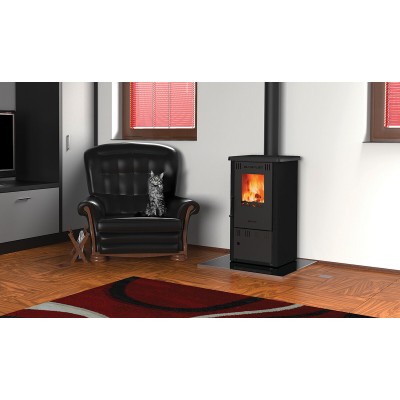 Wood burning stove Alfa Plam Elita 2 Anthracite 6kW, Log - Product Comparison