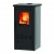 Wood burning stove Alfa Plam Elita 2 Anthracite 6kW, Log